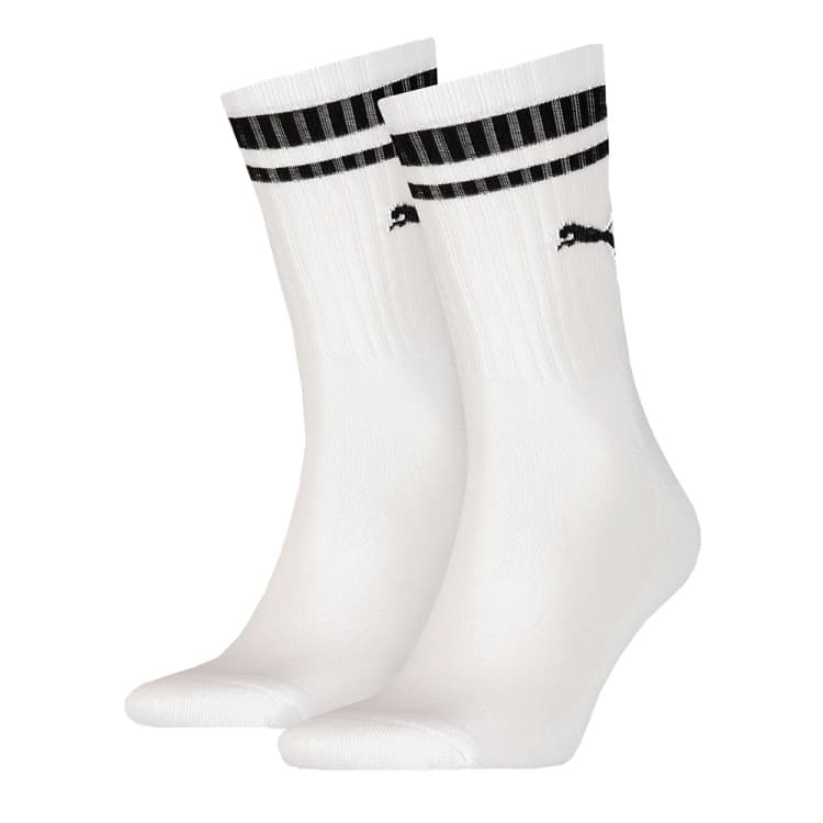 Шкарпетки Puma CREW HERITAGE STRIPE 2P UNISEX білі 90794402