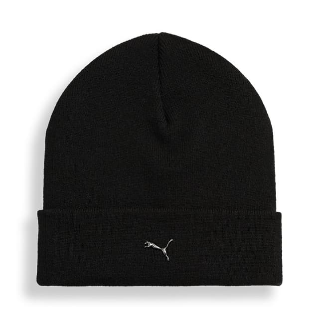 Шапка Puma METAL CAT High Crown Beanie черная 02640401