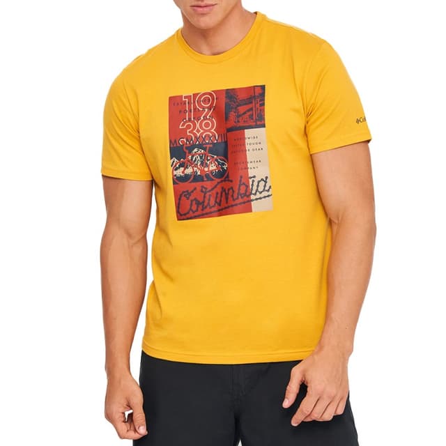 Футболка мужская Columbia Warren Grove ™ Tee Желтый 1872711-790