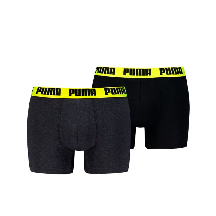 Боксери чоловічі Puma MEN EVERYDAY BASIC BOXERS 2P темно-сірі 93832009
