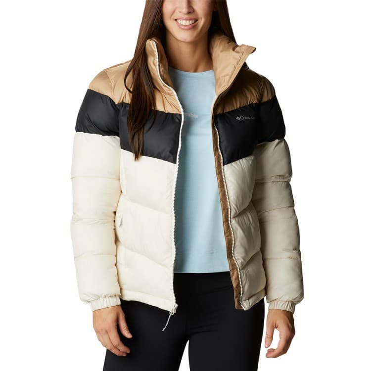 Куртка женская Columbia Puffect™ Color Blocked Jacket молочная 1955101-191