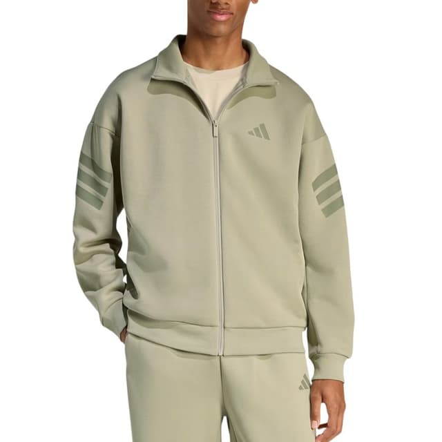 Толстовка чоловіча Adidas M FI 3S TT оливкова KD5236