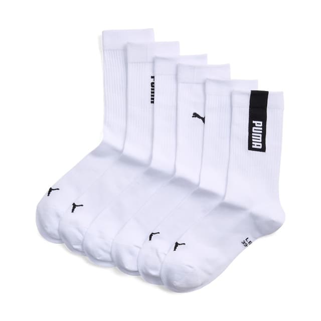 Носки Puma UNISEX LOGO CREW SOCK 3P белые 94756302