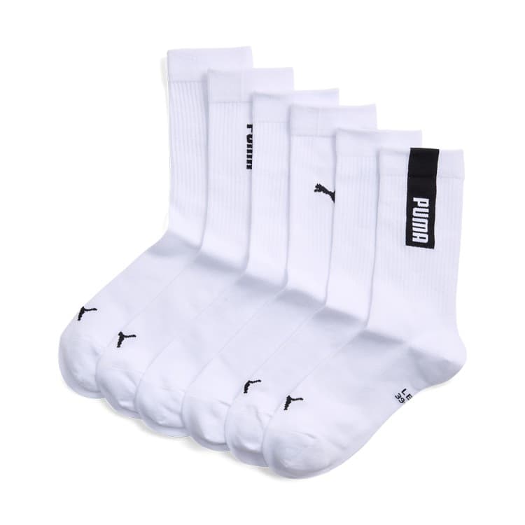 Шкарпетки Puma UNISEX LOGO CREW SOCK 3P білі 94756302