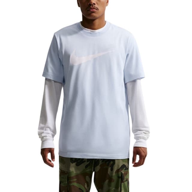 Футболка чоловіча Nike M NSW TEE ICON SWOOSH блакитна DC5094-408