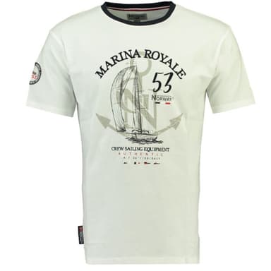 Футболка мужская Geographical Norway белая SR001H-100