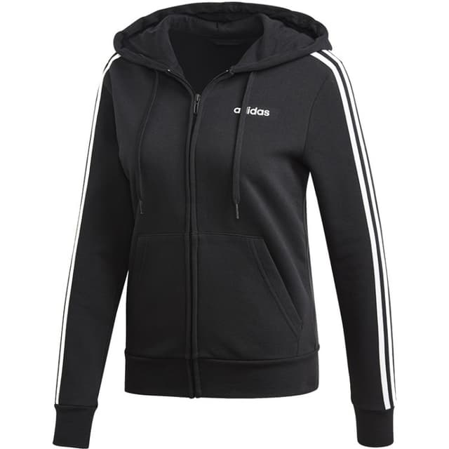 Толстовка женская Adidas Essentials 3-Stripes черная DP2412