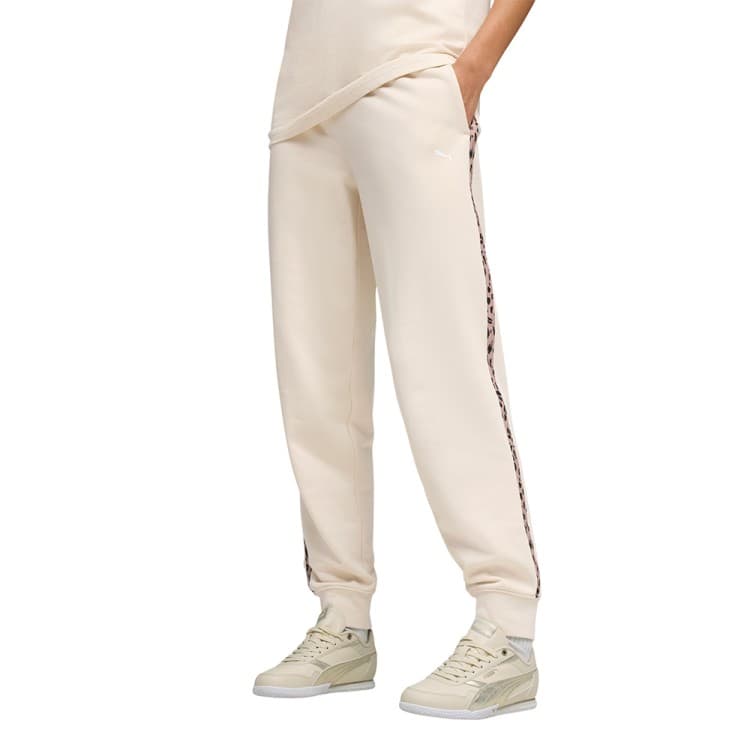 Штани жіночі Puma ESS GRAPHIC Animal Comfort Pants TR cl молочні 69246487