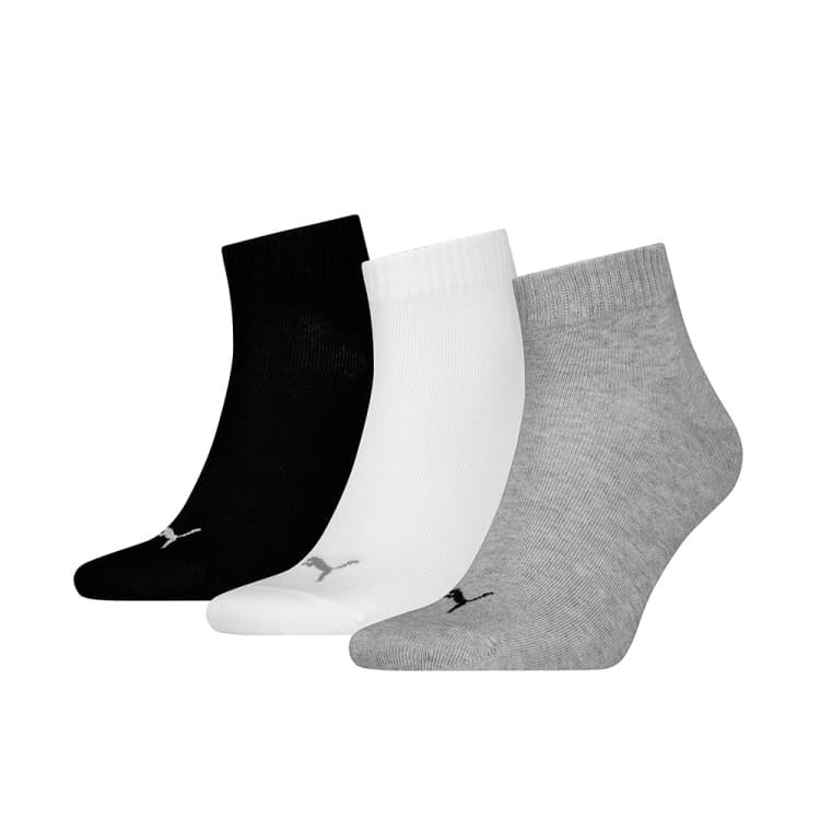Шкарпетки Puma UNISEX QUARTER PLAIN 3P мультиколір 93858917
