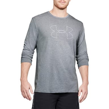 Толстовка мужская Under Armour Q1 Branded Gradient LS серая 1310970-035