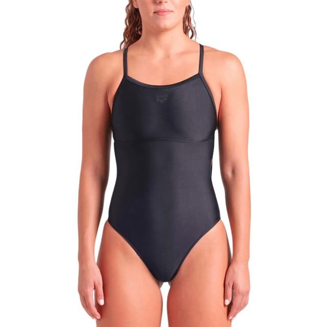 Купальник жіночий Arena SOLID SWIMSUIT LIGHTDROP BACK чорний 005909-501