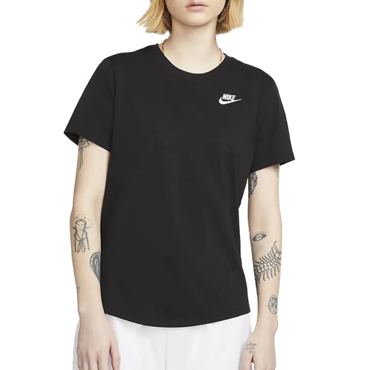 Футболка жіноча Nike W NSW TEE CLUB чорна DX7902-010