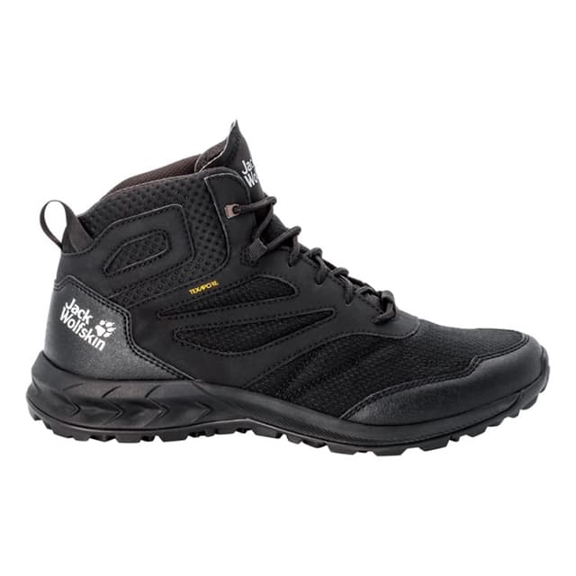 Чоботи чоловічі Jack Wolfskin  Woodland Texapore Mid M чорні 4039201-6000