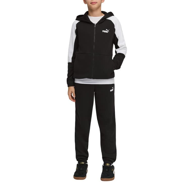 Костюм дитячий Puma ESS BLOCK Hooded Full-Zip Sweat Suit TR B чорний 69333401