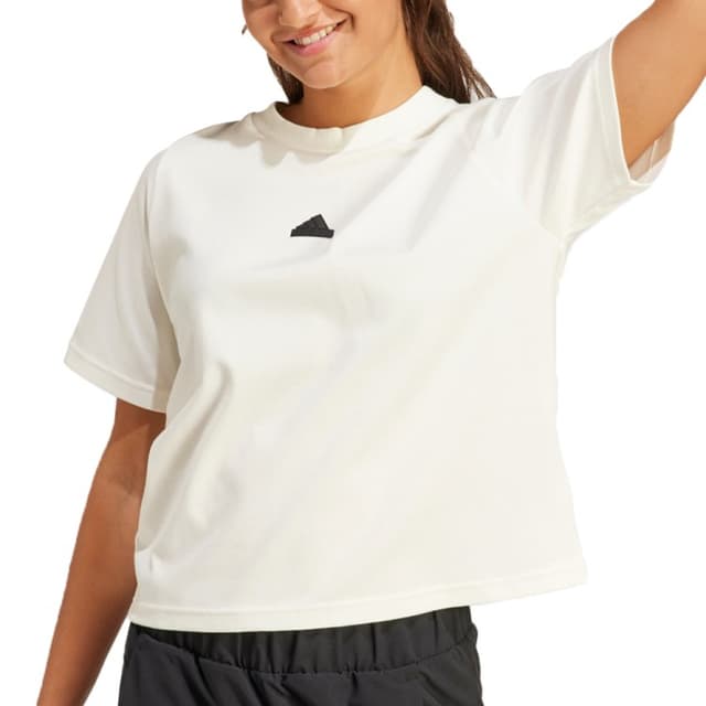 Футболка жіноча Adidas W Z.N.E. TEE молочна IS3920