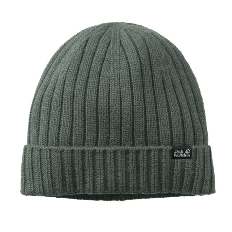 Шапка унисекс Jack Wolfskin STORMLOCK RIP KNIT CAP серая 1907121-4311