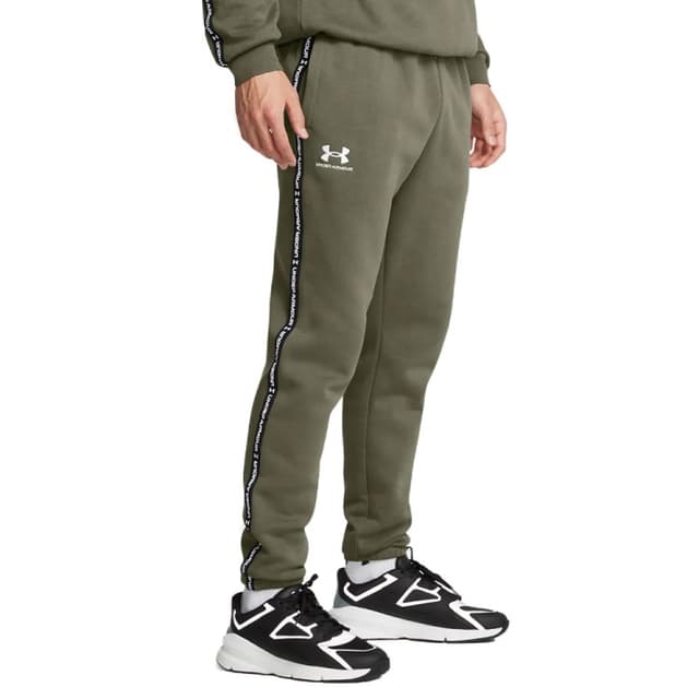 Штани чоловічі Under Armour UA Icon Fleece Jgr Taping оливкові 1389358-390