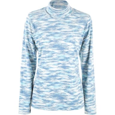 Толстовка женская Columbia Columbia Glacial Fleece Turtleneck голубая 1556641-411