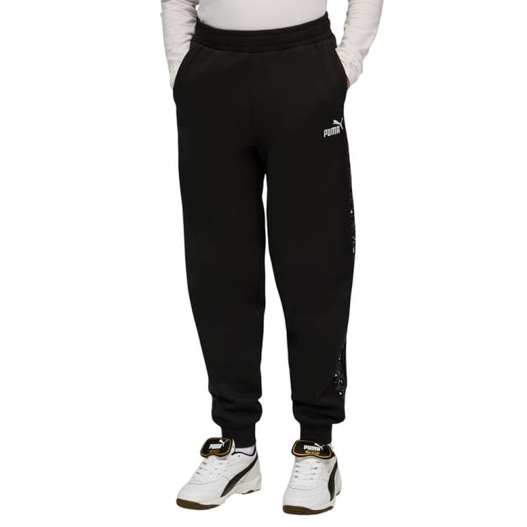 Штани дитячі Puma ESS GRAPHIC Animal High-Waist Sweatpants FL чорні 68876001