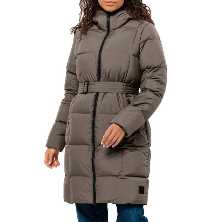 Куртка женская Jack Wolfskin FROZEN LAKE COAT W коричневая 1206132-5719