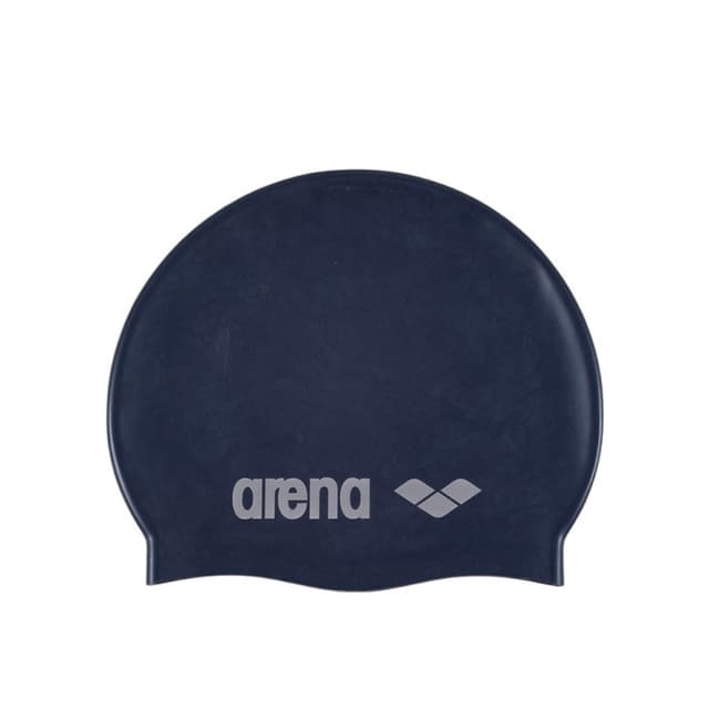 Шапочка для плавання дитяча Arena CLASSIC SILICONE JR темно-синя 91670-071