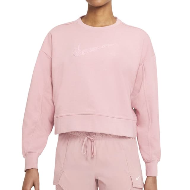 Толстовка жіноча Nike Dri-FIT Get Fit рожева CU5506-630 