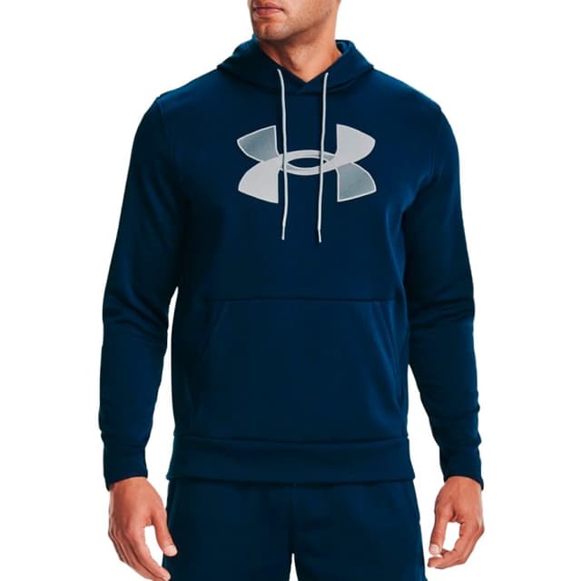 Чоловіча толстовка Under Armour Ua Armour Fleece Big Logo Hd синя 1357085-408