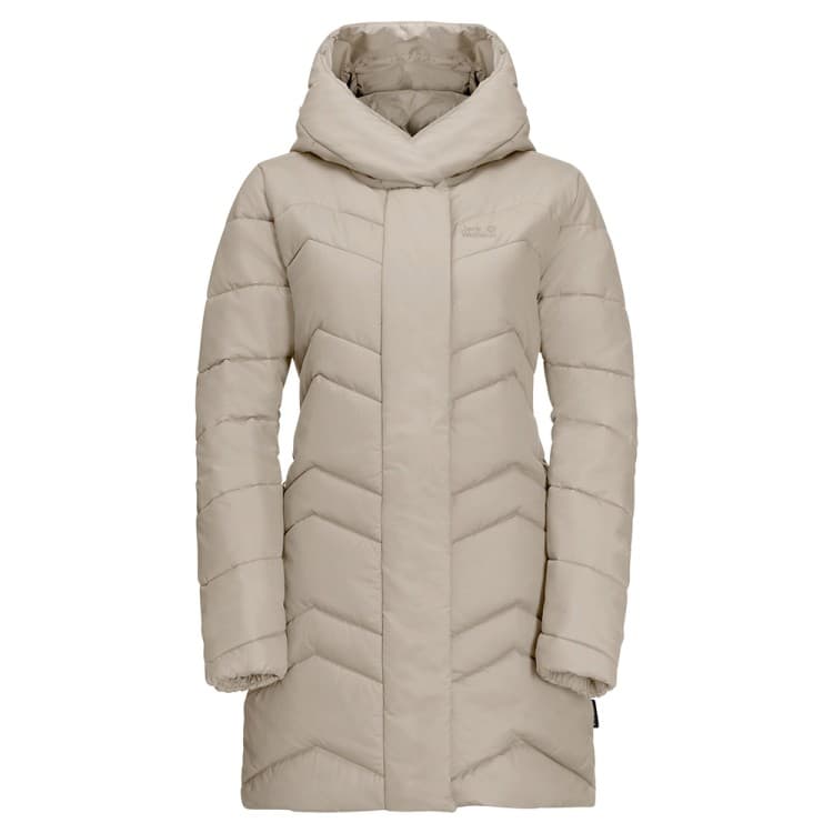Куртка женская Jack Wolfskin Kyoto Coat W светло-серая 1204943-6260