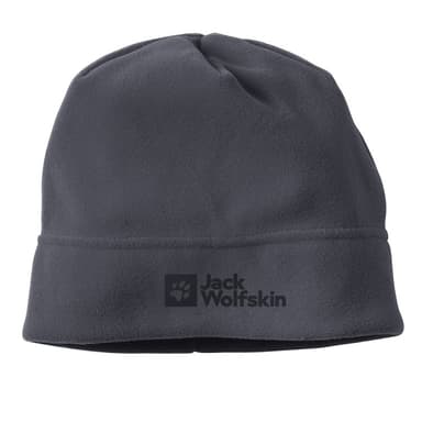 Шапка унисекс Jack Wolfskin REAL STUFF BEANIE темно-серая 1909852-6230