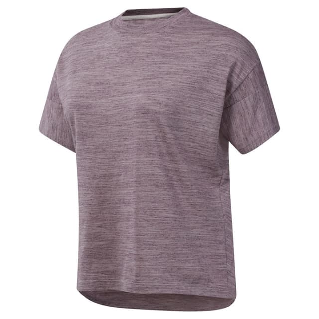 Футболка женская Reebok Training Essentials Marble фиолетовая DU4922