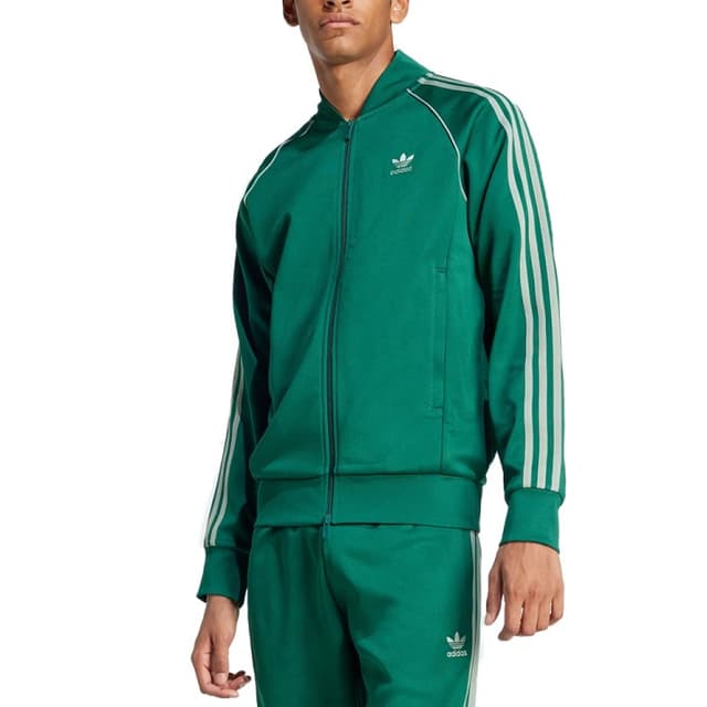 Толстовка мужская Adidas SST TT зеленая JC9922