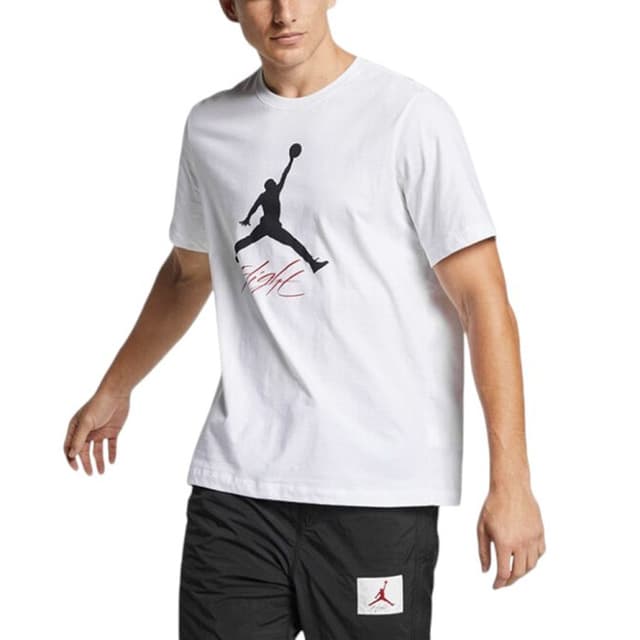 Футболка мужская Nike JUMPMAN FLIGHT HBR TEE белая AO0664-100