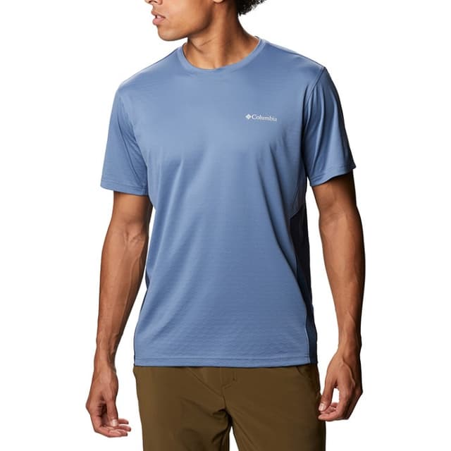 Футболка мужская Columbia Zero Ice Cirro-Cool ™ SS Shirt синяя 1931291-449