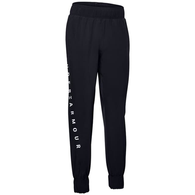 Брюки женские Under Armour Woven Branded Pant черные 1351883-001