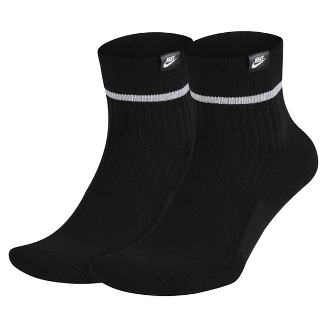 Шкарпетки Nike SNKR SOX ESSENTIAL ANKLE 2PR чорні SX7167-010 