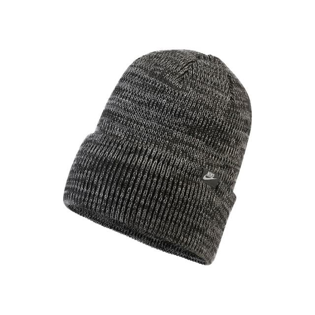Шапка Nike U Nsw Beanie Cuffed Futura серая DJ6223-071