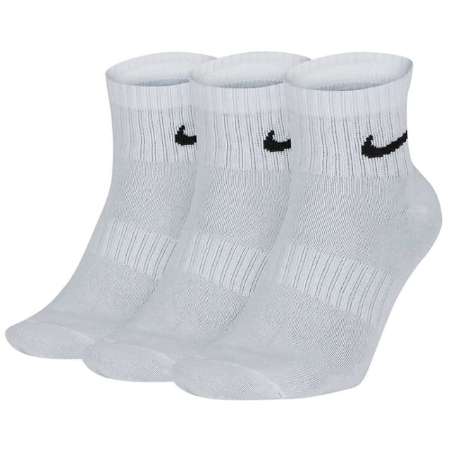 Носки Nike Everyday Lightweight Ankle 3-Pack белые SX7677-100