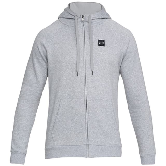 Толстовка мужская Under Armour RIVAL FLEECE FZ серая 1320737-036