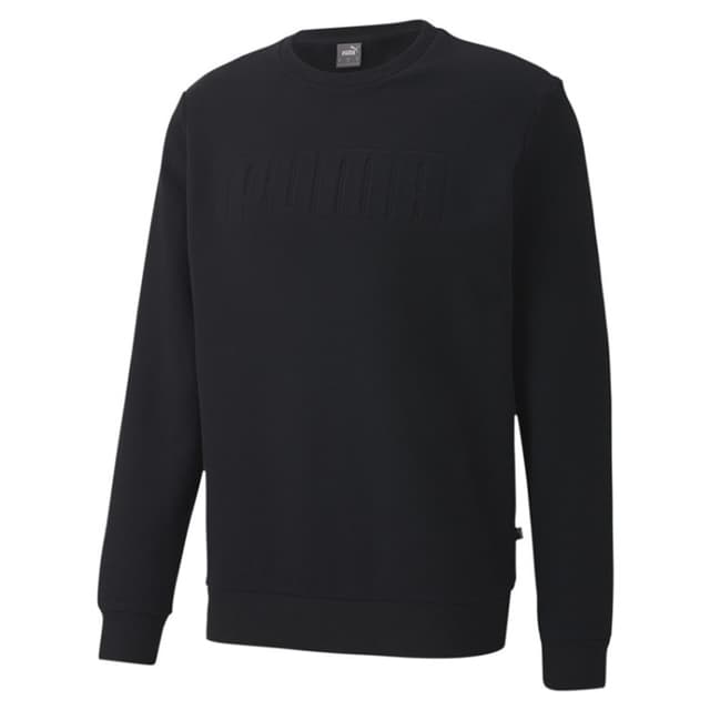 Толстовка мужская Puma Modern Basics Crew черная 58357601