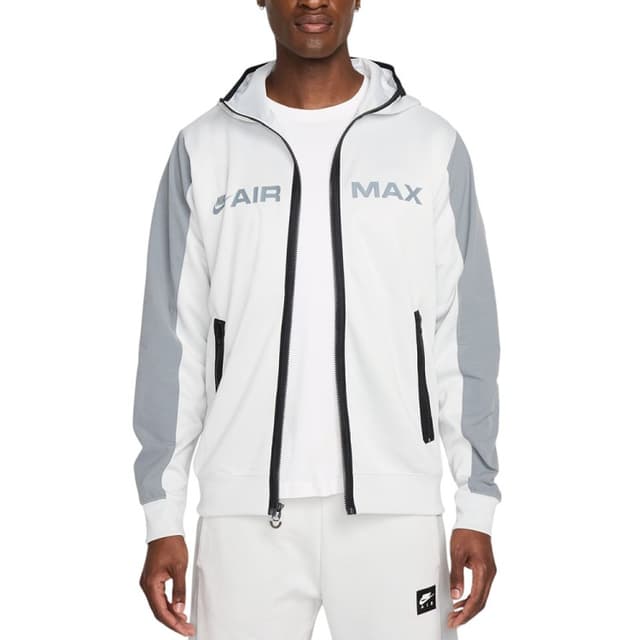 Толстовка чоловіча Nike M NSW AIR MAX PK FZ HOODIE біла HQ4899-025