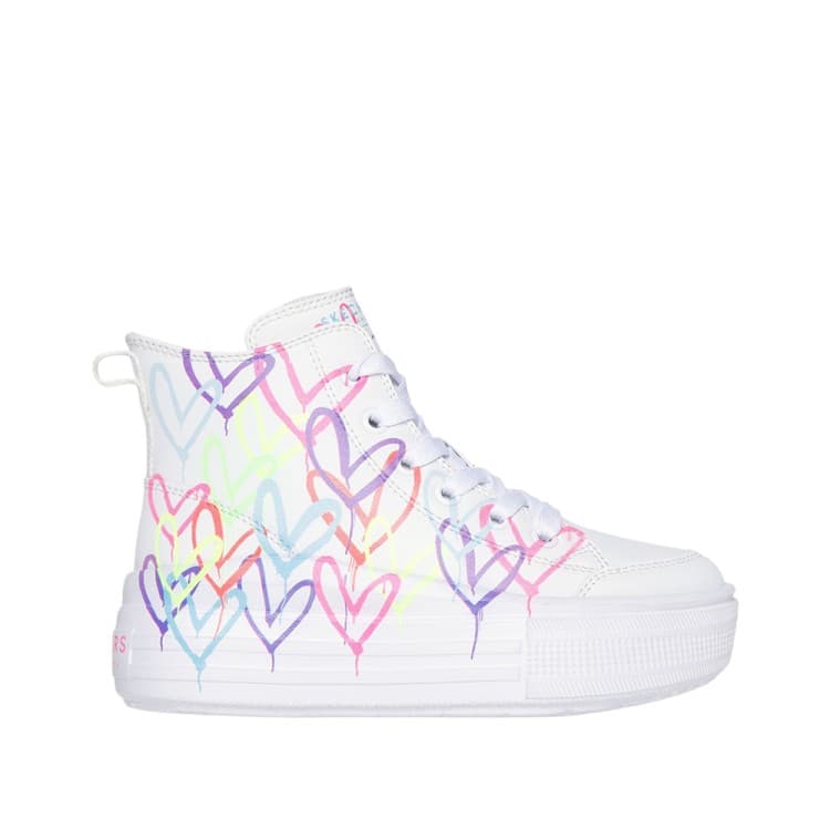 Ботинки детские Skechers HYPERLIFT белые 314075L WMLT