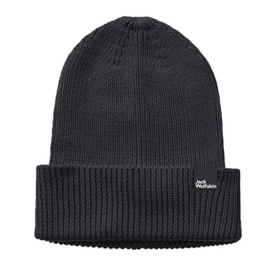 Шапка унісекс Jack Wolfskin ESSENTIAL BEANIE чорна 1910881-6000