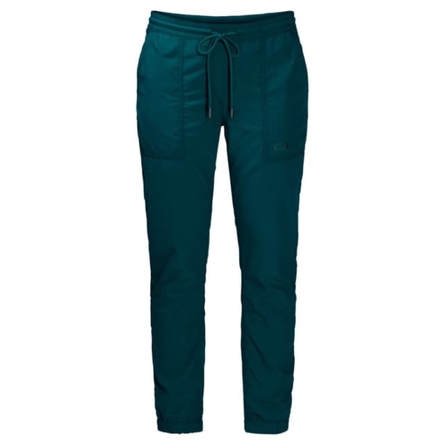 Брюки женские Jack Wolfskin зеленые 1504751-4041