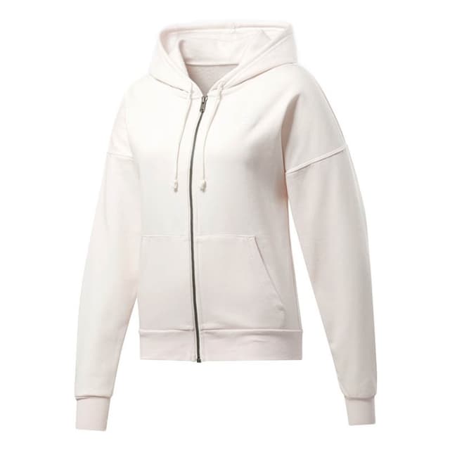 Толстовка жіноча Reebok Training Essentials Full-Zip рожева FT0888