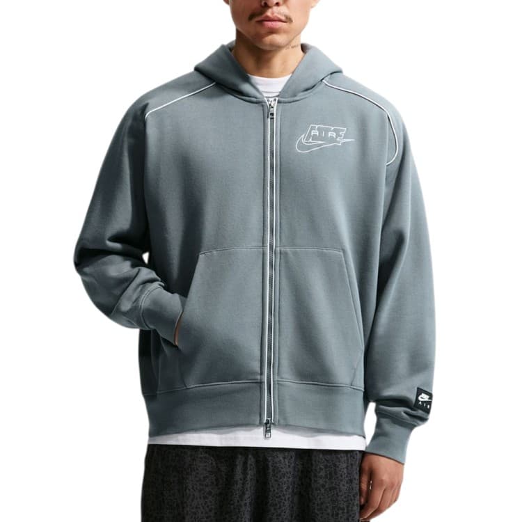 Толстовка чоловіча Nike M NK AIR BB FZ HDY сіра IF1274-084