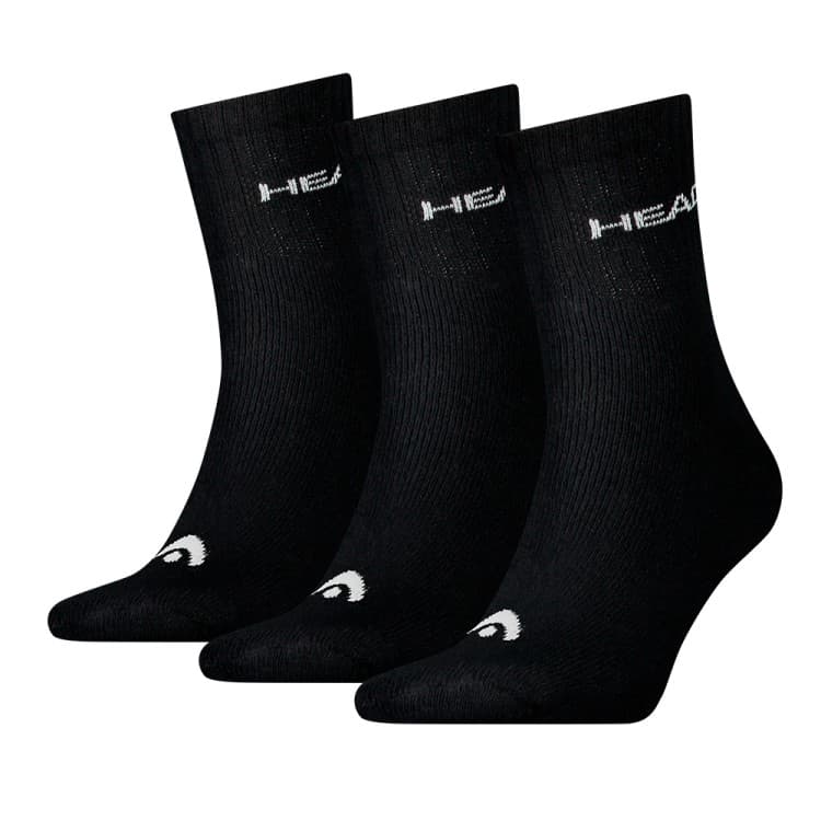 Носки HEAD SHORT CREW 3P UNISEX чорні 701213457200