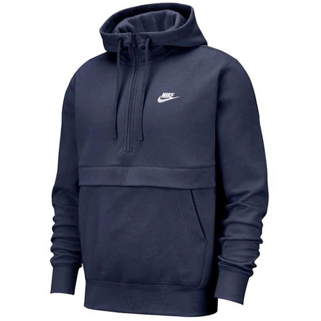 Толстовка мужская Nike M NSW CLUB HZ BB синяя BV2699-410