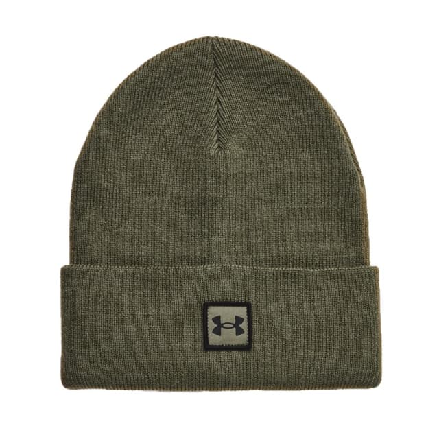 Шапка чоловіча Under Armour UA Halftime Cuff оливкова 1373155-390