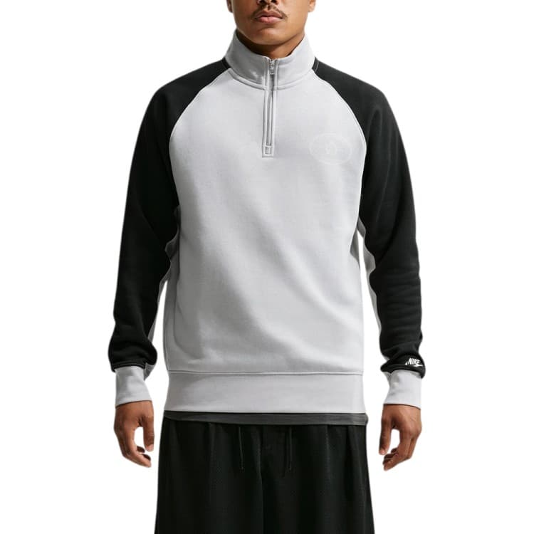 Толстовка мужская Nike M NK CLUB BB HZ NCC серая IM5829-077