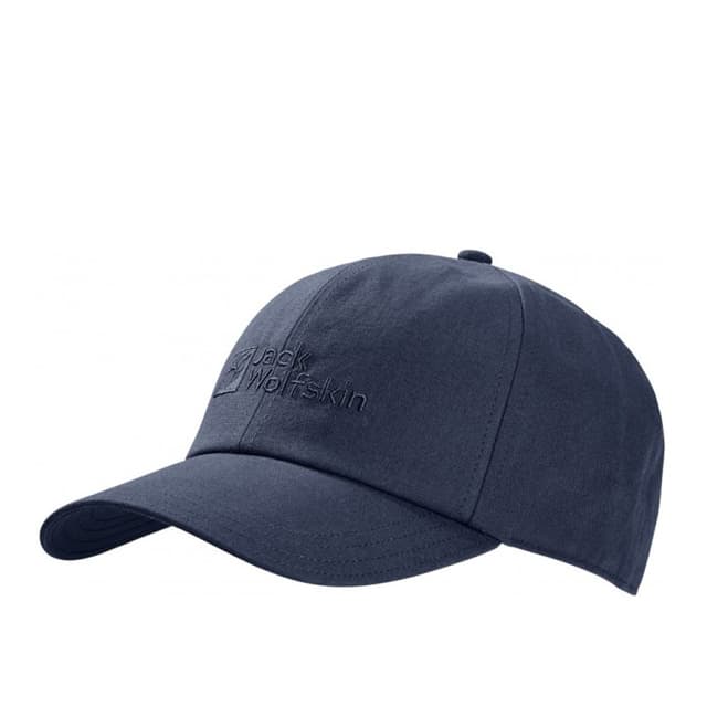 Бейсболка унисекс Jack Wolfskin BASEBALL CAP темно-синяя 1900673-1010
